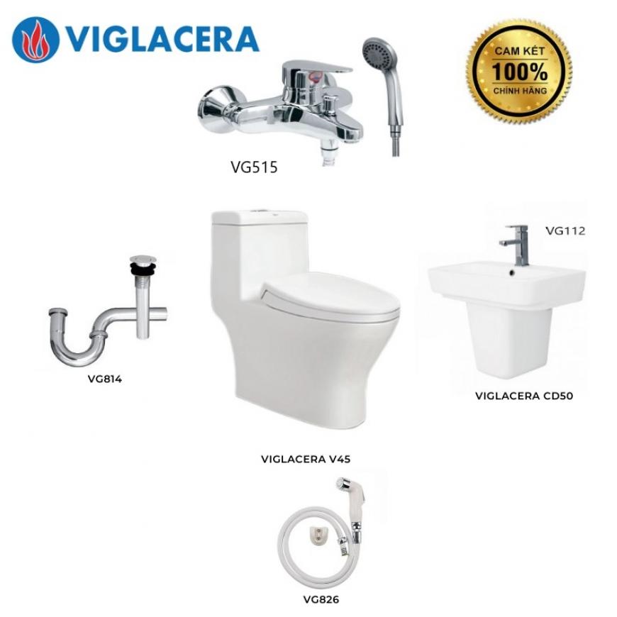 Mua bộ thiết bị vệ sinh Viglacera