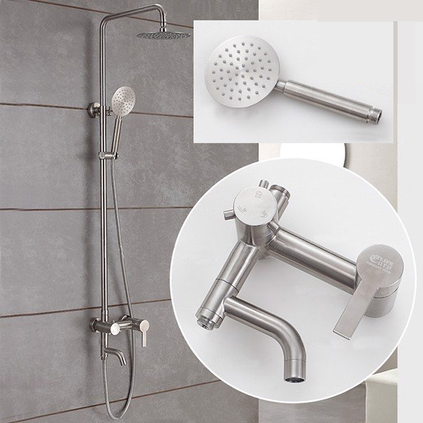 Sen tắm đứng với chất liệu Inox 304 cao cấp